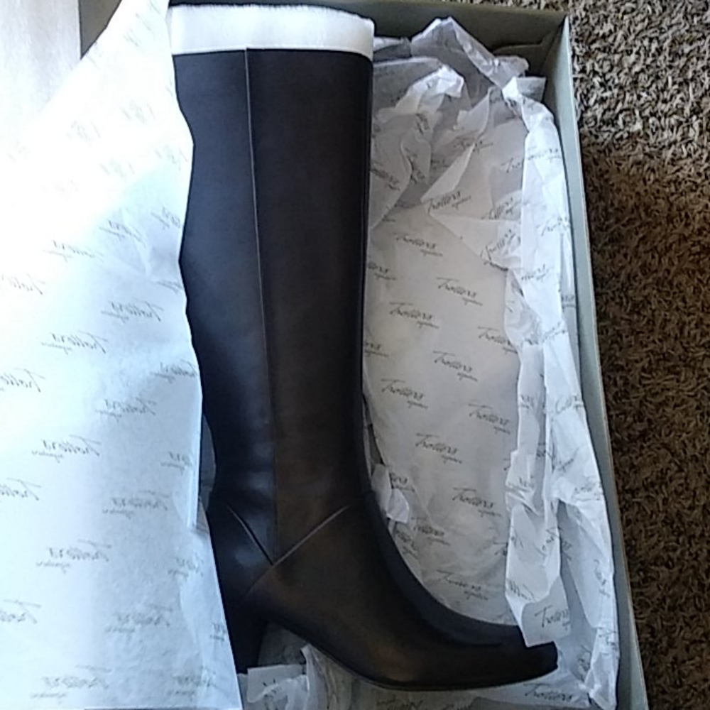 Trotters signature posh dark brown boots